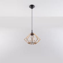 Pompelmo Pendant in Natural Wood