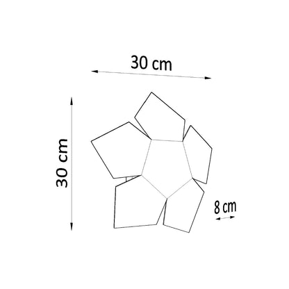 Sollux Penta Wall Light