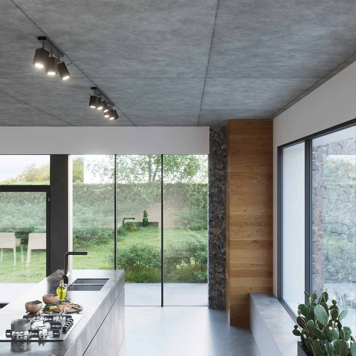 Sollux Merida Surface-Mounted Ceiling Spotlight