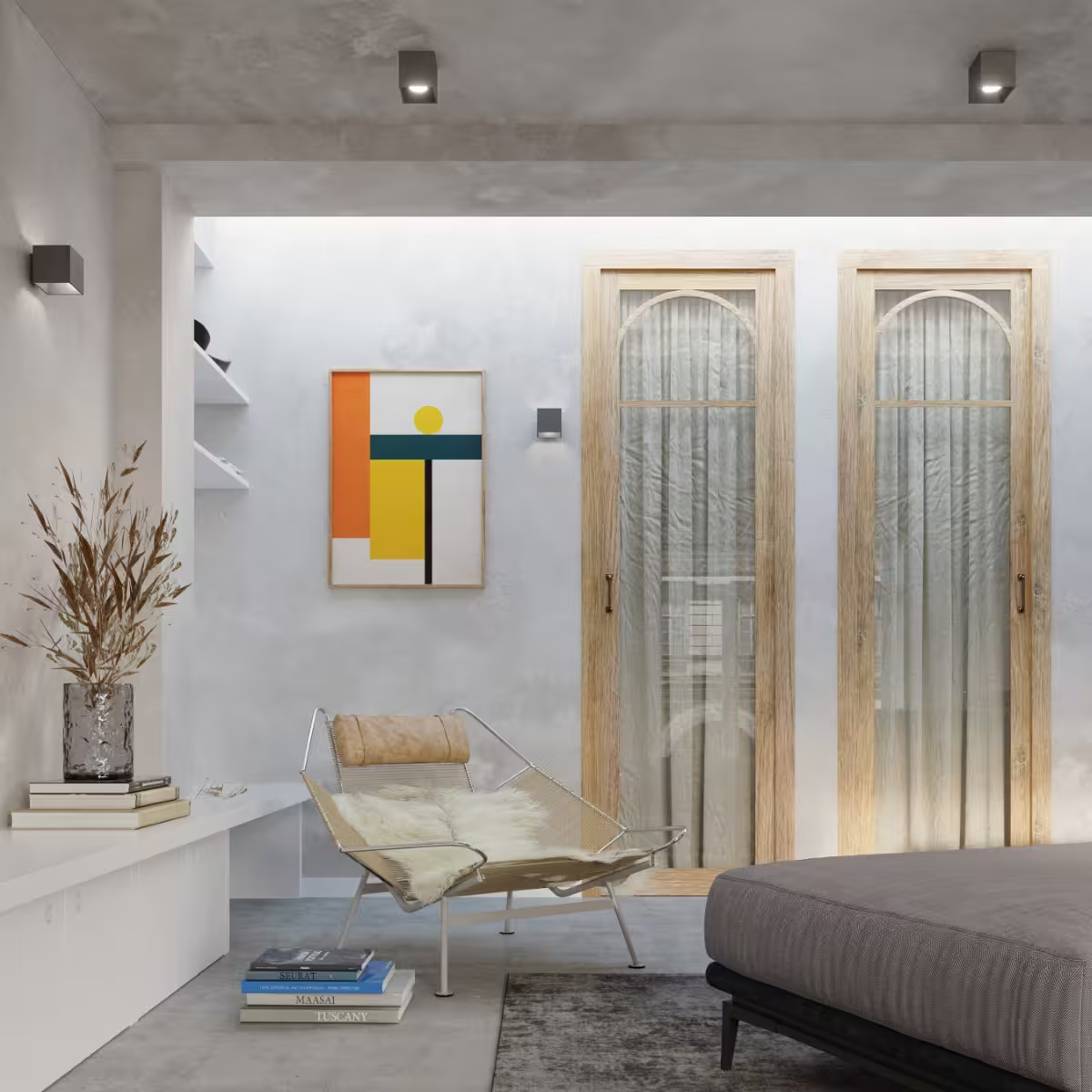 Quad 1 Ceiling Light