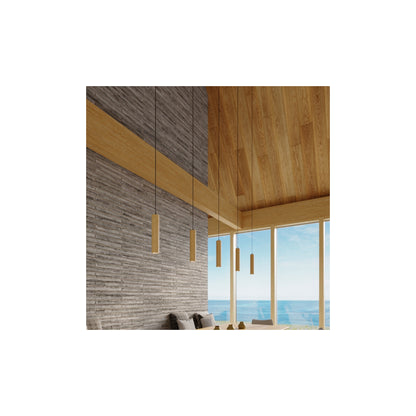 Lino Pendant in Natural Wood