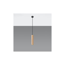 Lino Pendant in Natural Wood
