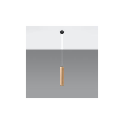 Lino Pendant in Natural Wood