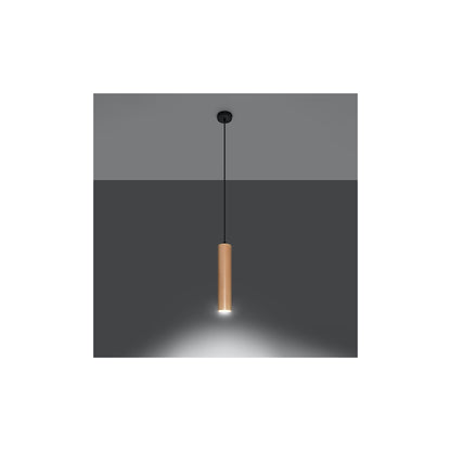 Lino Pendant in Natural Wood