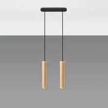 Lino 2 Pendant in Natural Wood