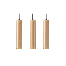 Lino 3 Pendant in Natural Wood