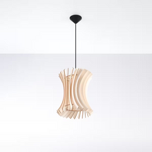 Oriana Pendant in Natural Wood