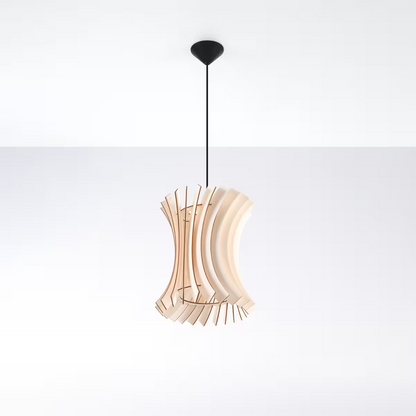 Oriana Pendant in Natural Wood