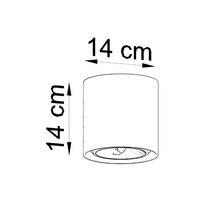 Cullo Ceiling Light in Grey