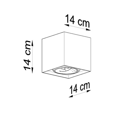 Valde Ceiling Light in Grey