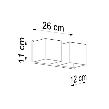 Quad 2 Wall Light