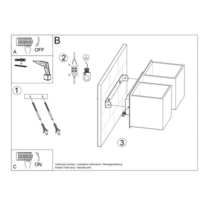 Sollux Quad Wall Light