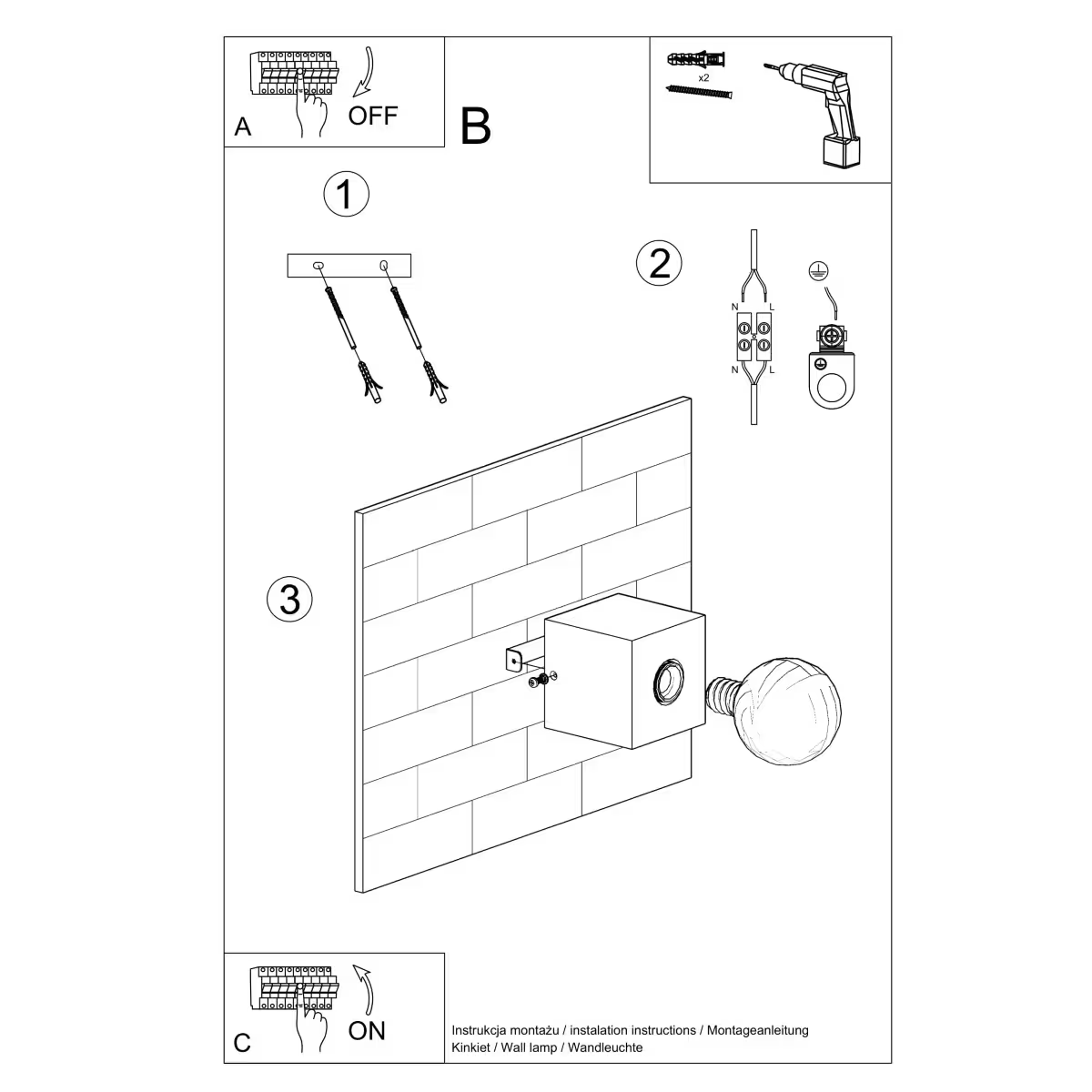 Ariz Wall Light