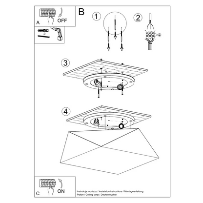 Hexa 35 Ceiling Light