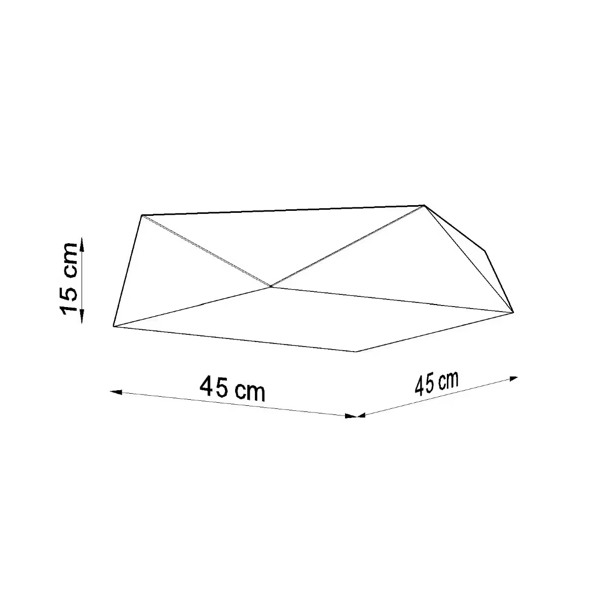 Hexa 45 Ceiling Light