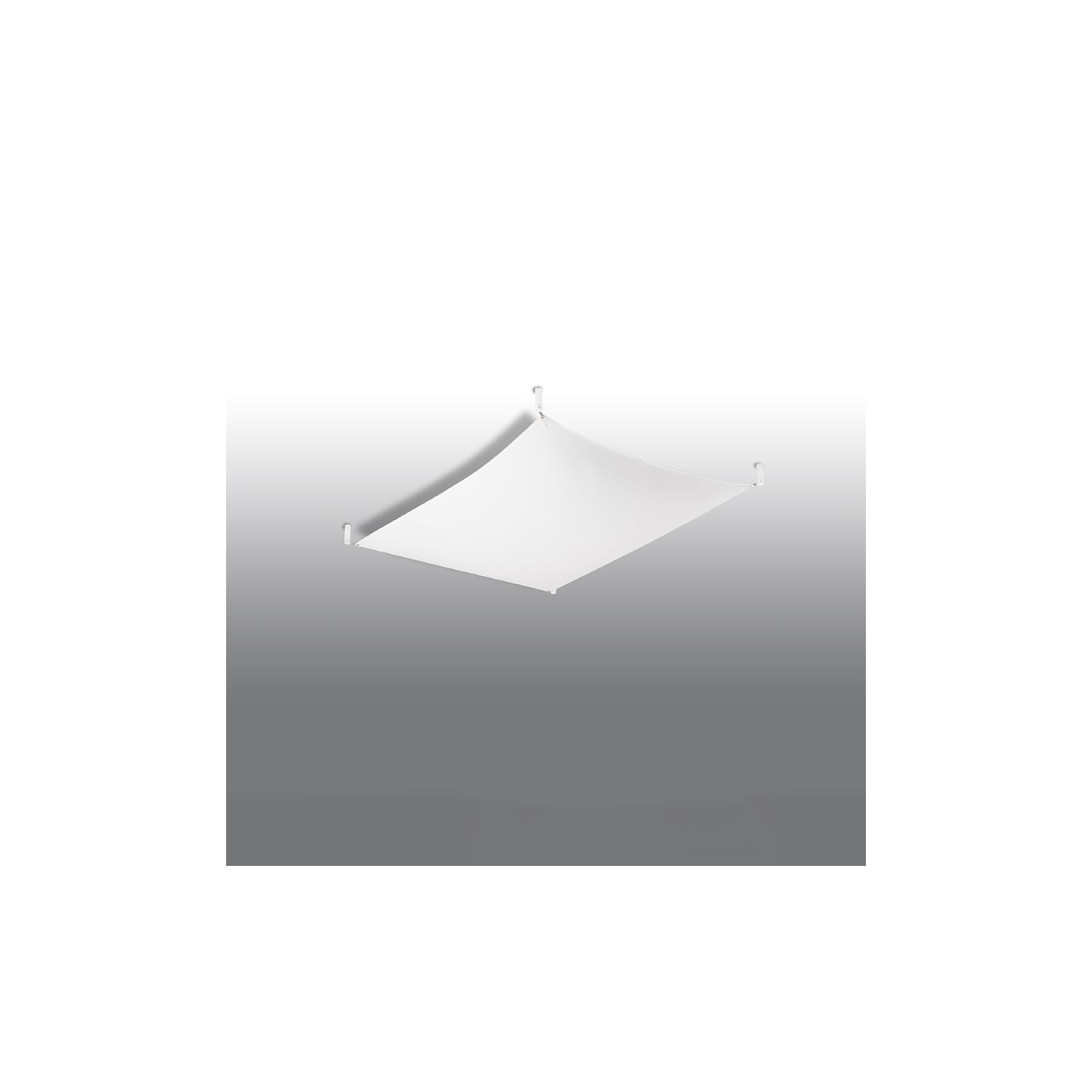 Luna 1 Ceiling Light in White
