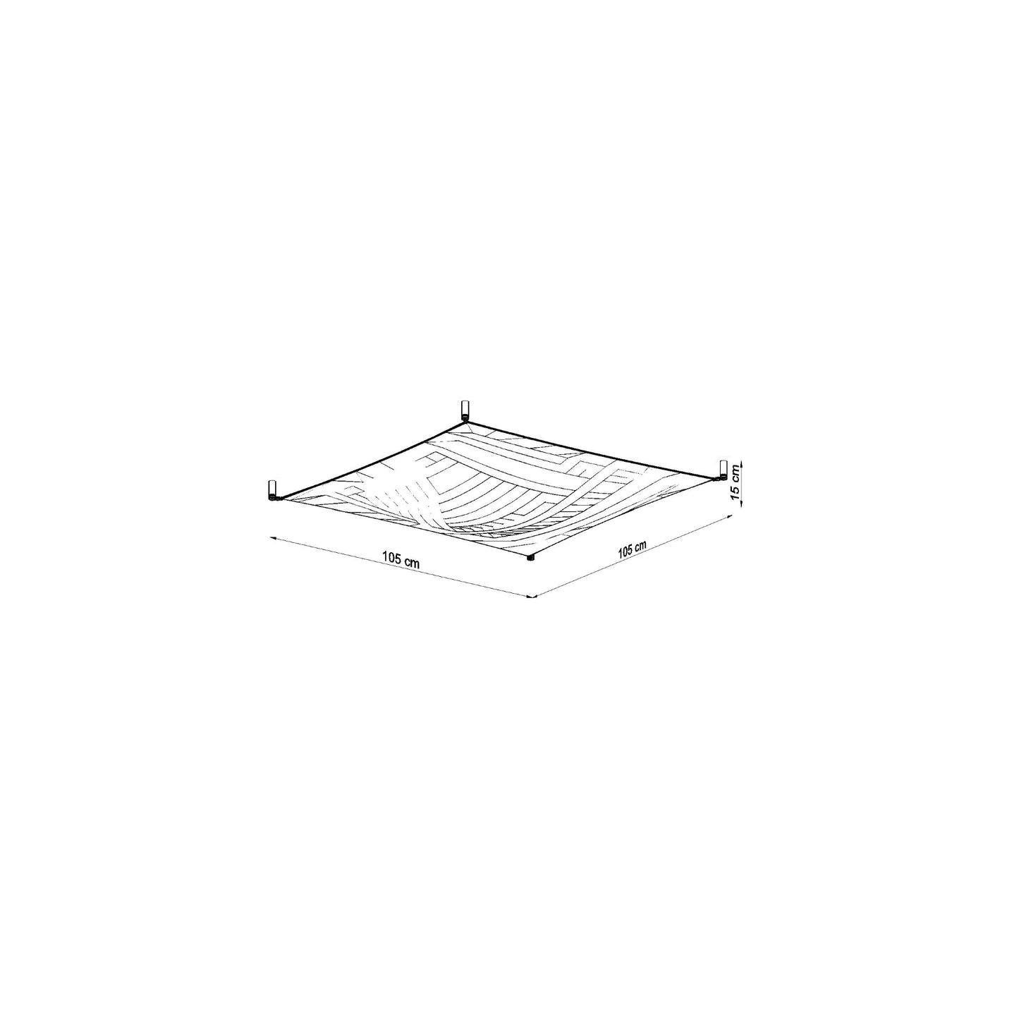 Luna 2 Ceiling Light in White