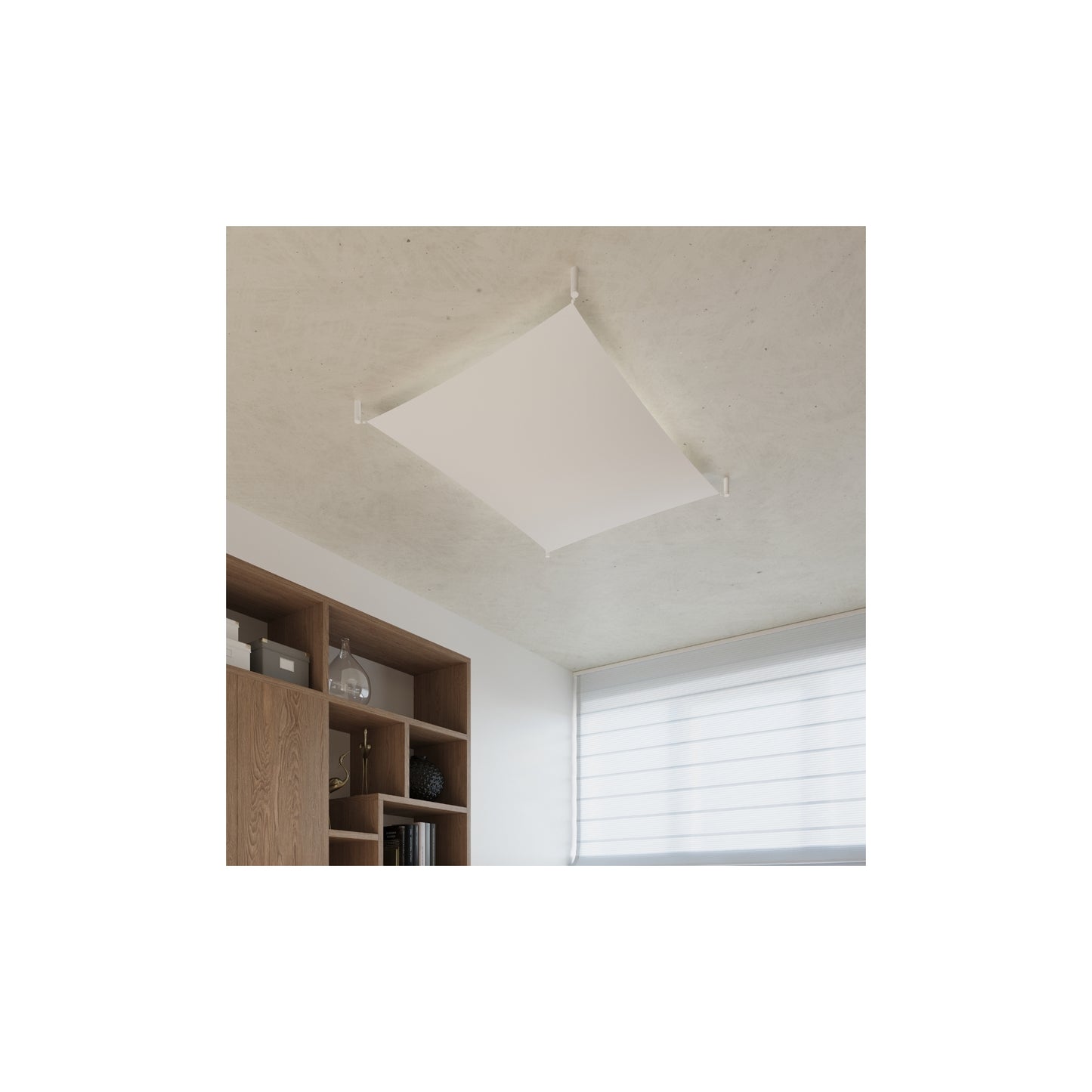 Luna 2 Ceiling Light in White