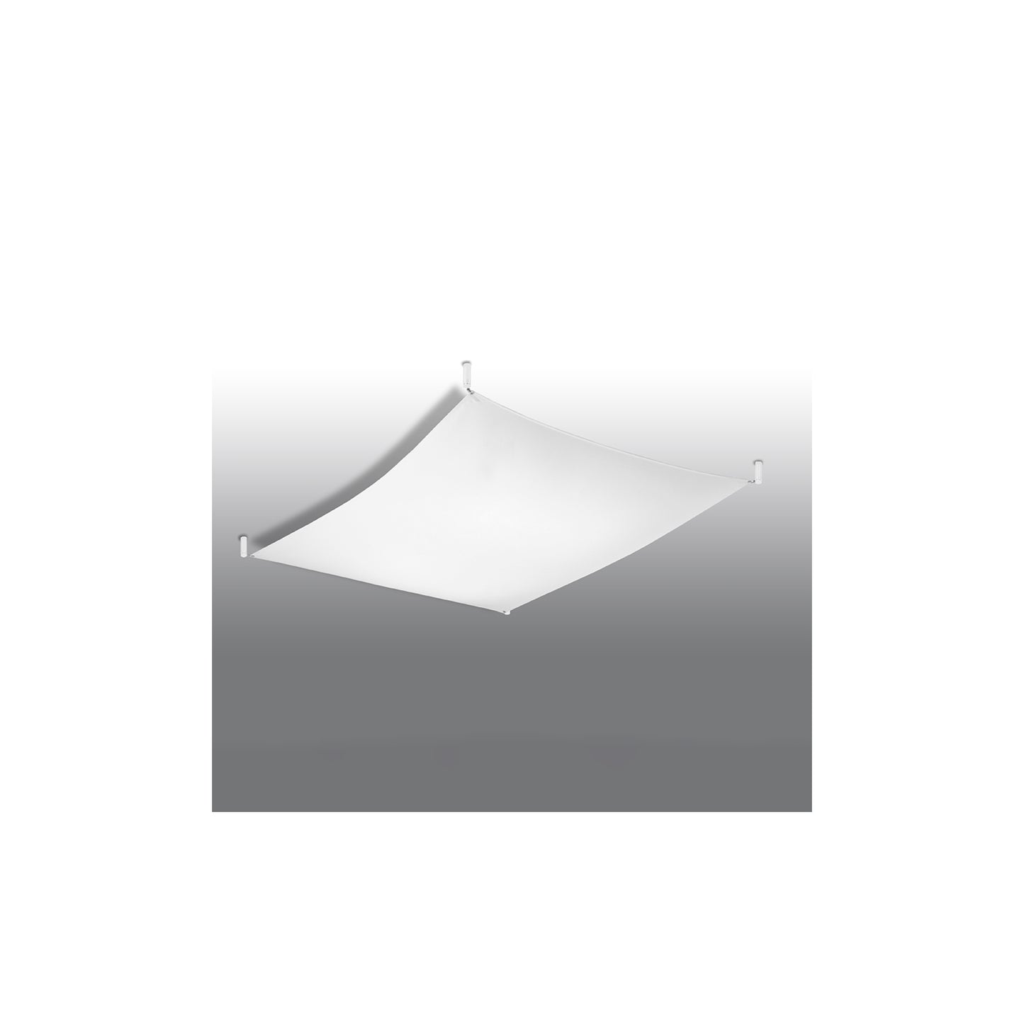 Luna 3 Ceiling Light in White