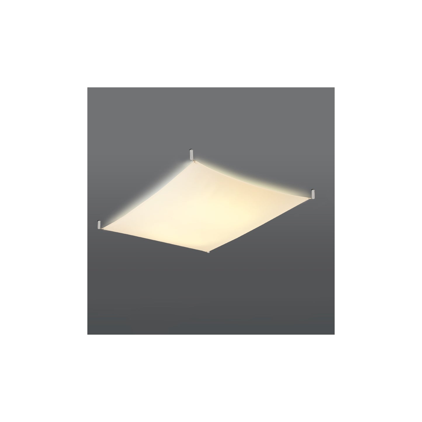 Luna 3 Ceiling Light in White