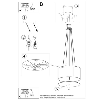 Sollux Otto Chandelier