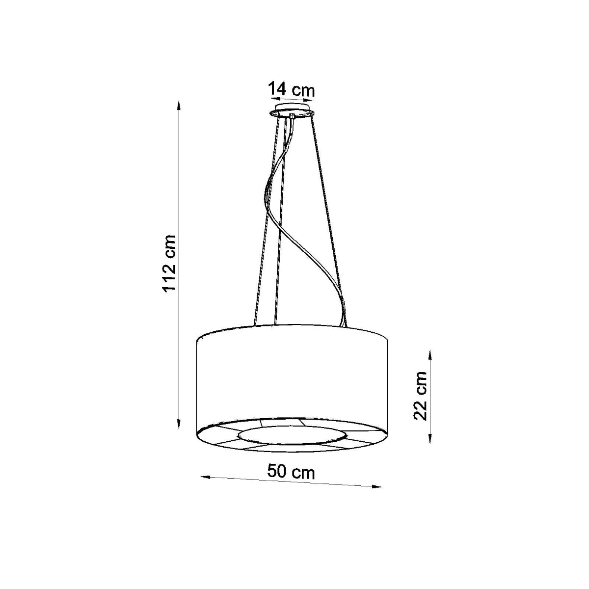 Sollux SATURNO Chandelier