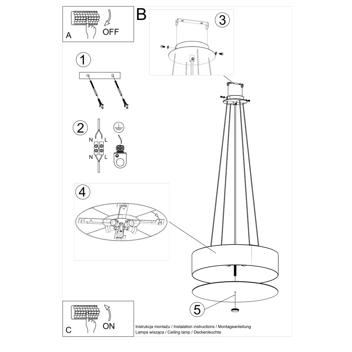 Skala 50 Chandelier