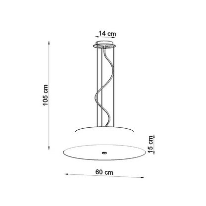 Vega 60 Chandelier in Black