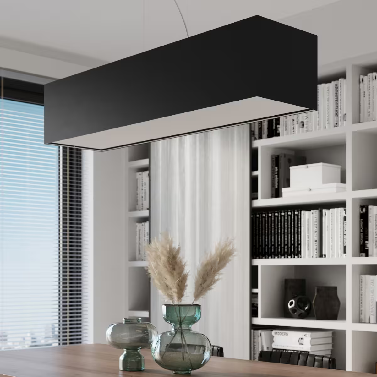 Santa Bis 80 Chandelier in Black