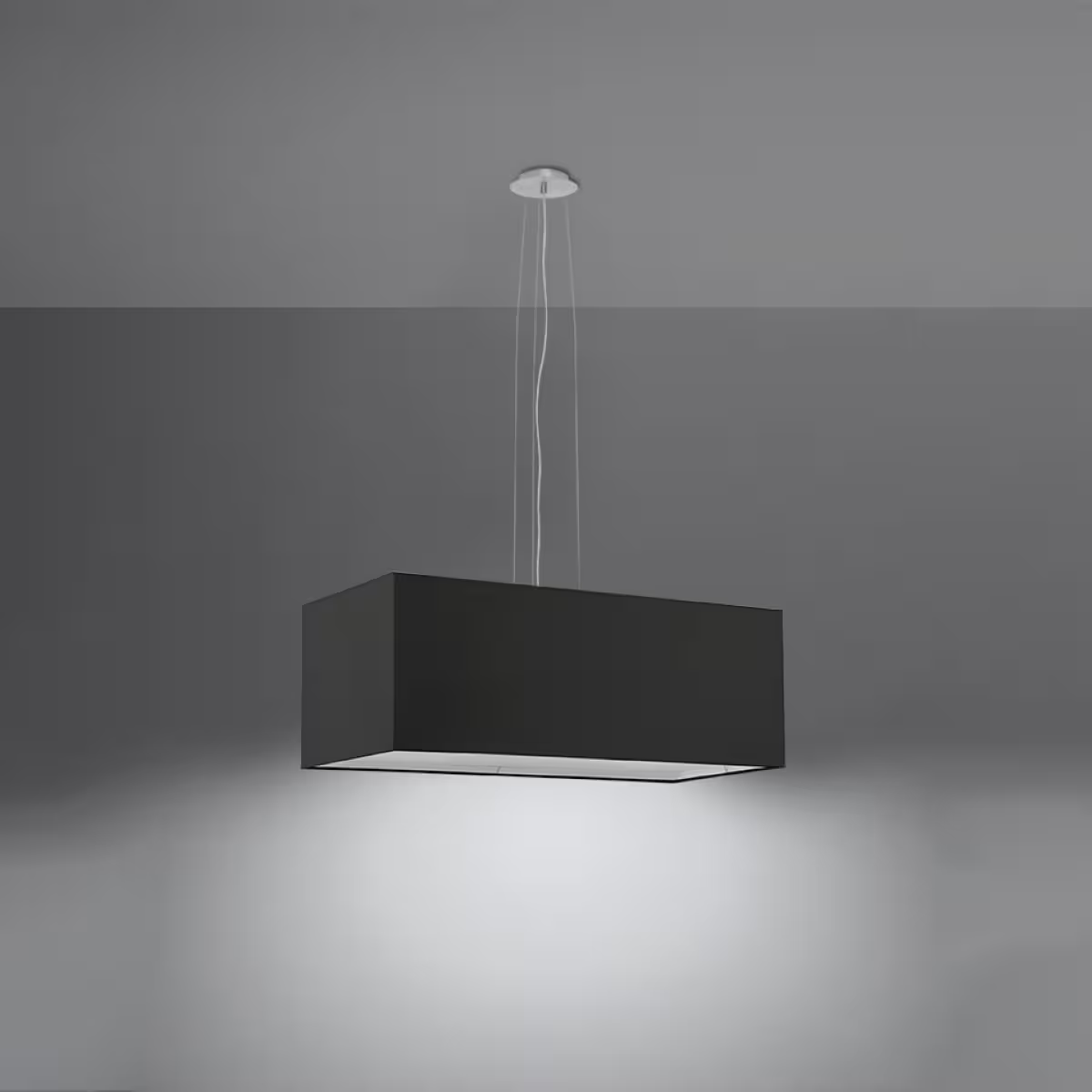 Santa Bis 80 Chandelier in Black