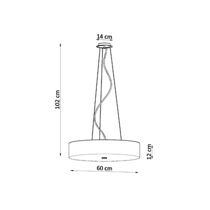 Skala 60 Chandelier in White