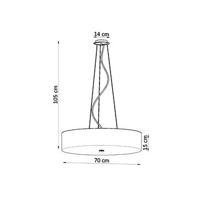 Skala 70 Chandelier in White