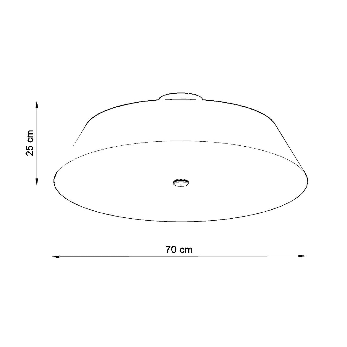 Sollux Vega Flush Ceiling Light