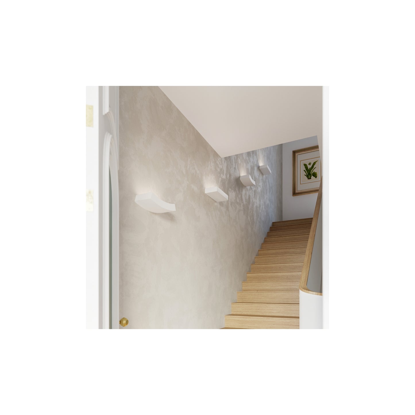 Hattor Wall Light in White