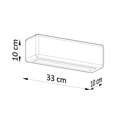 Subani Wall Light in White