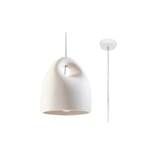 Bukano Ceramic Pendant in White