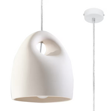 Bukano Ceramic Pendant in White
