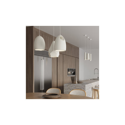 Bukano Ceramic Pendant in White