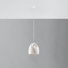 Bukano Ceramic Pendant in White