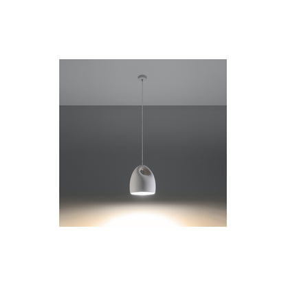 Bukano Ceramic Pendant in White