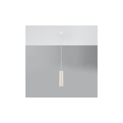 Nancy Ceramic Pendant in White