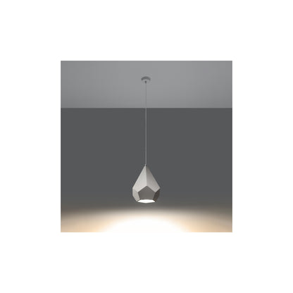 Pavlus Ceramic Pendant in White