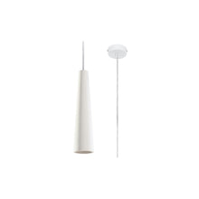 Electra Ceramic Pendant in White