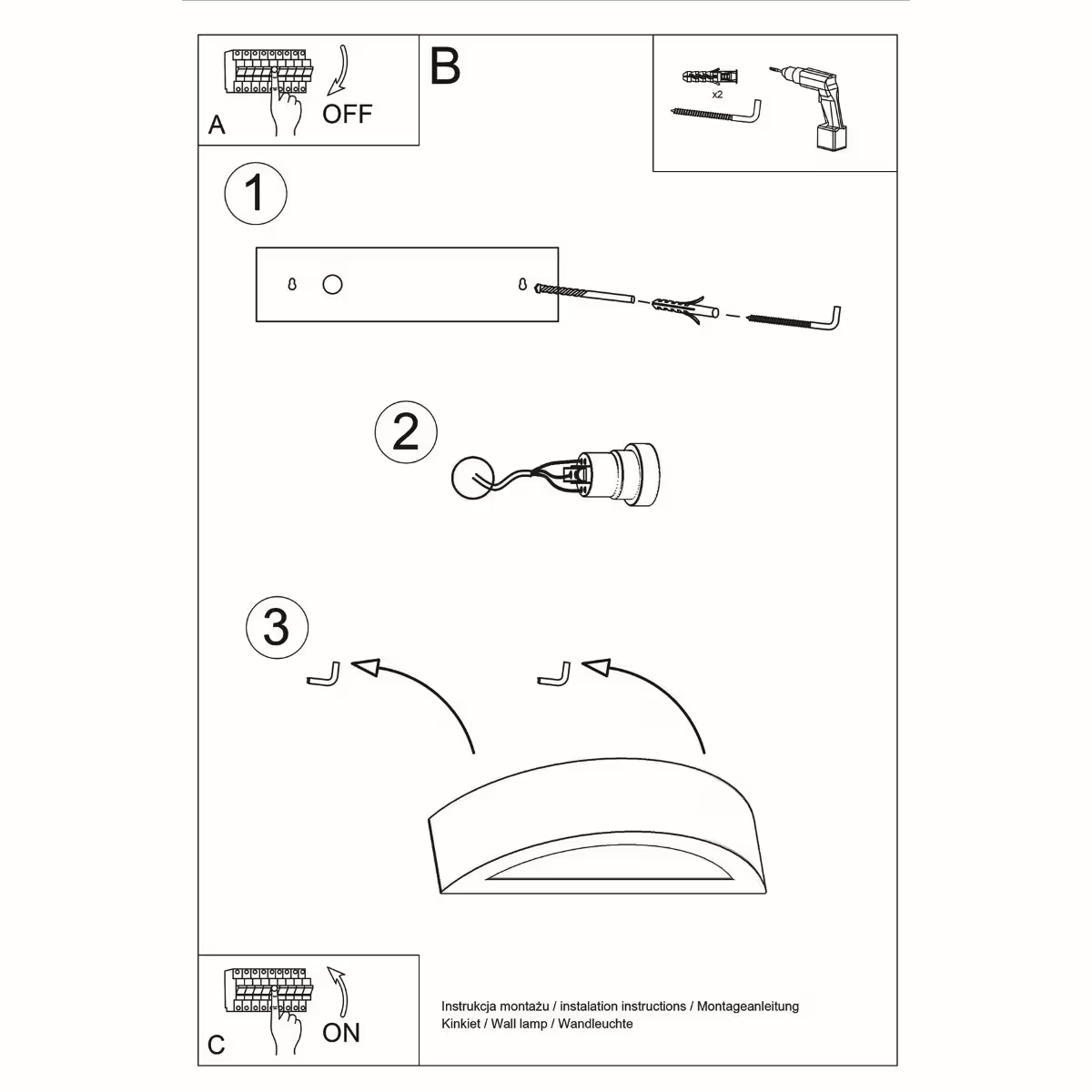 Atena Wall Light