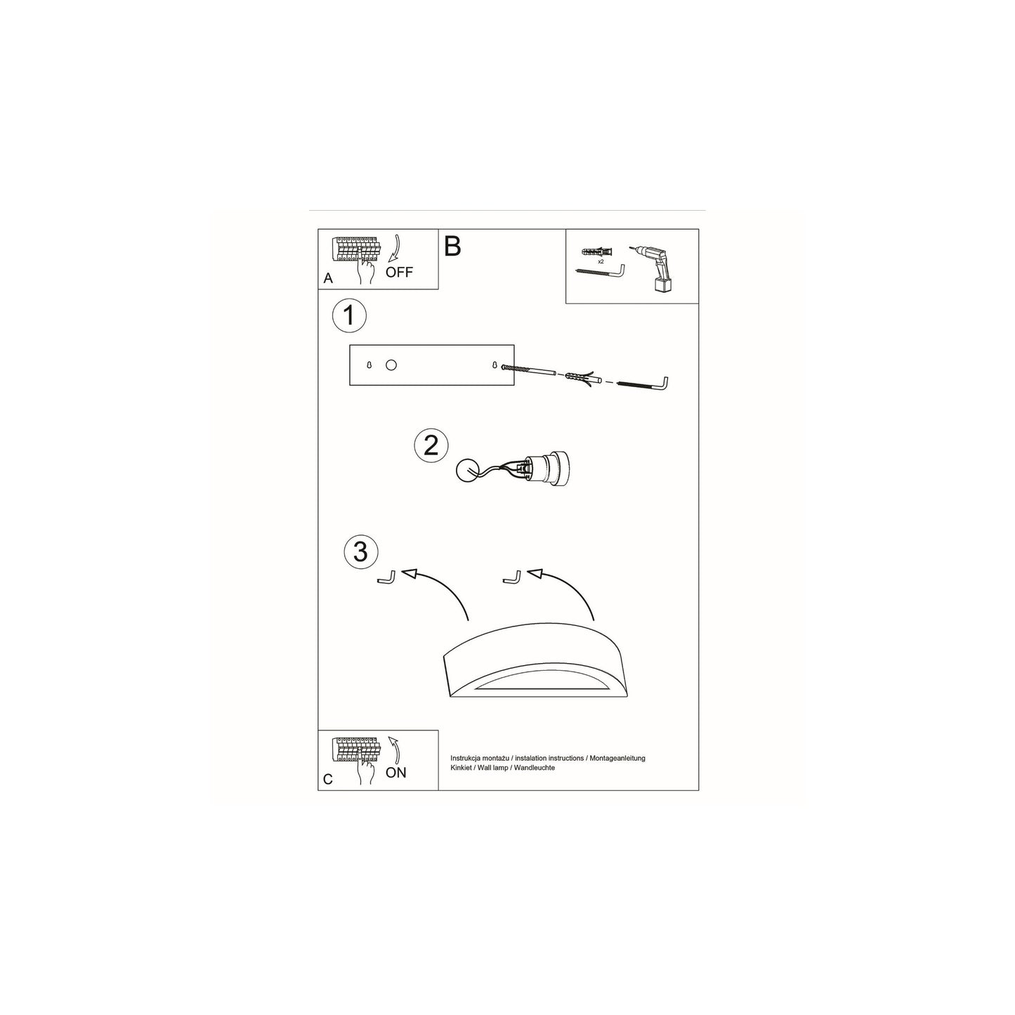 Atena Wall Light