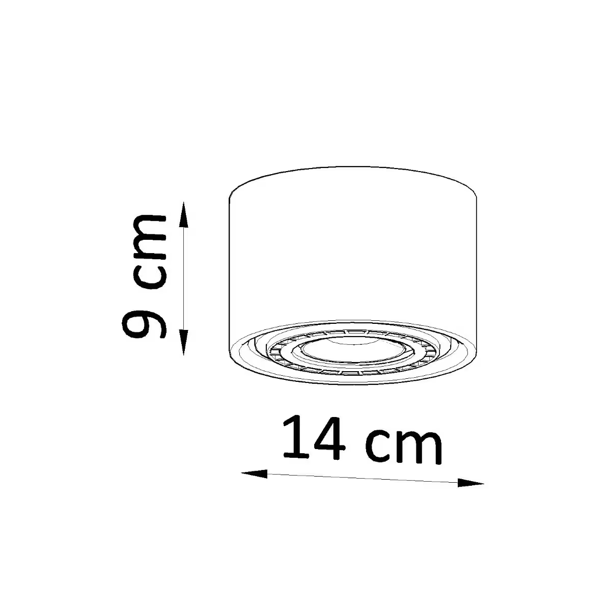 Basic 1 Ceiling Light