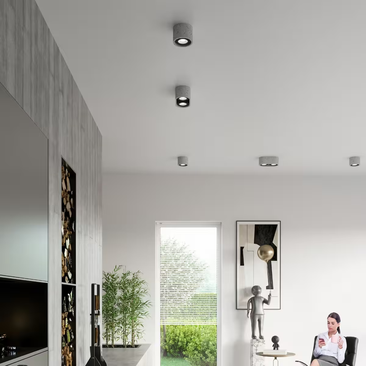 Basic 1 Ceiling Light