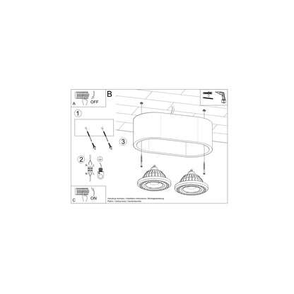 Basic 2 Ceiling Light