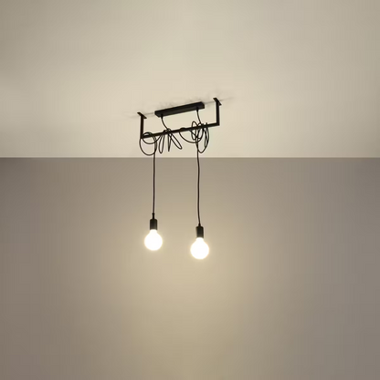 Salamanca 2 Chandelier in Black
