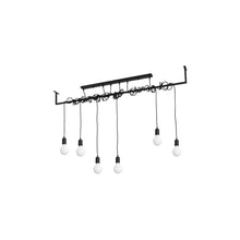 Salamanca 6 Chandelier in Black